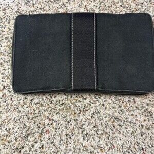 Hermès Paris Organizer Travel Wallet Clutch Womens Large Black Zip Around